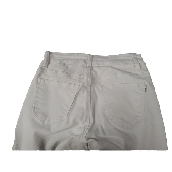 Nature Womens Estilo Jeans Skinny Ripped Distressed Stretch White Size 7/27 - Picture 8 of 11